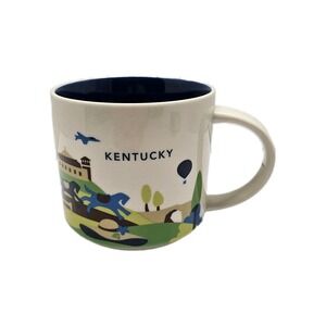 Starbucks 14 fl oz Coffee Mug Cup You Are Here Collection Kentucky 2015